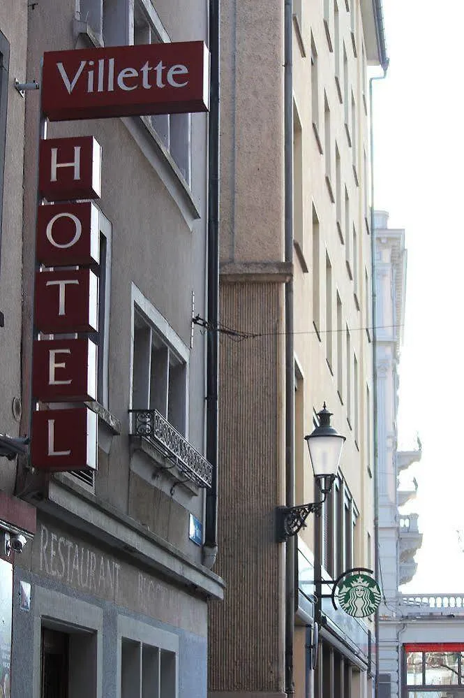 Hotel Villette City Center - Bellevue Zürih İsviçre